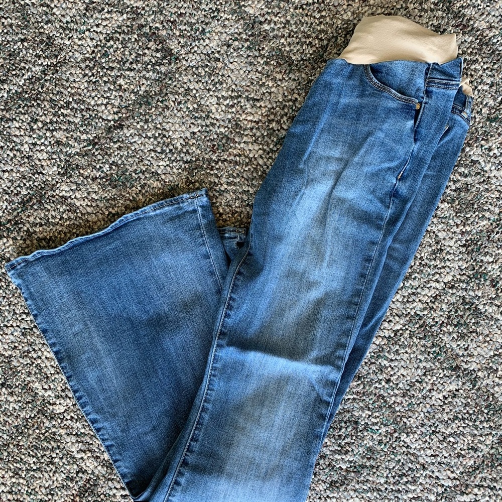 Flare maternity jeans
